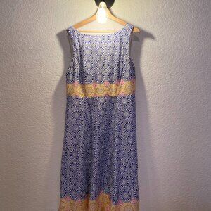 Boden Boat Neck Sleeveless Cotton Casual Dress